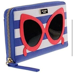 Super Cute Kate Spade Neda Make a Splash Sunglasses Wallet Clutch